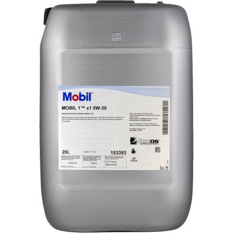 Mobil 1 X1 5W-30 20 л, (153393) моторное масло фото
