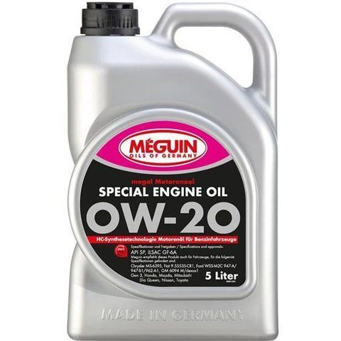 Meguin Special Engine Oil 0W-20, 5 л (6851) моторное масло фото