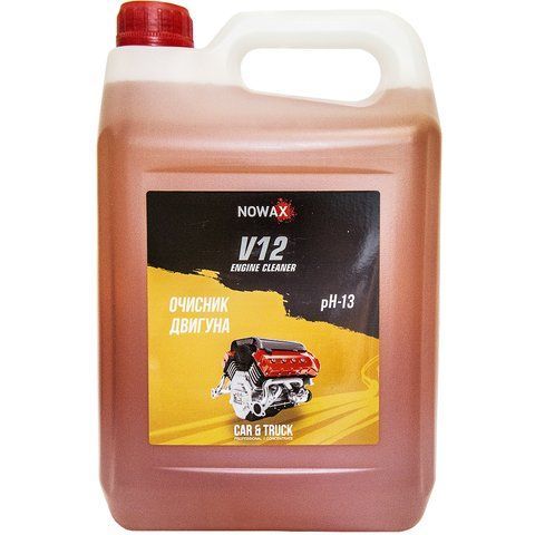 Nowax V12 Engine Cleaner, 5 л (NX05142) концентрат очистителя двигателя фото