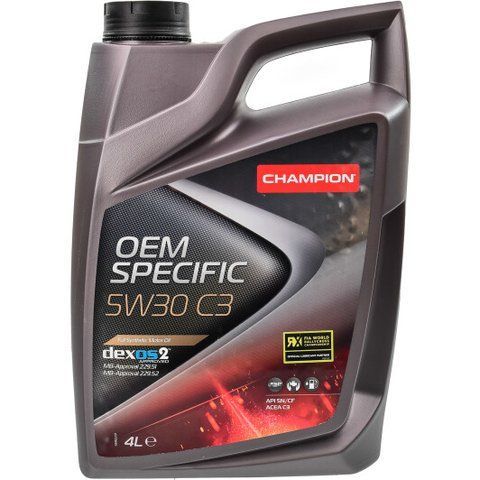 Champion OEM Specific C3 5W-30 4 л, (8208812) моторна олива фото