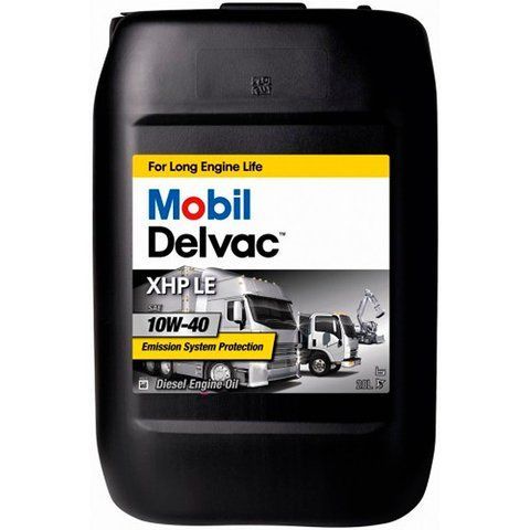 Mobil Delvac XHP LE 10W-40, 20 л (0201392) моторное масло фото