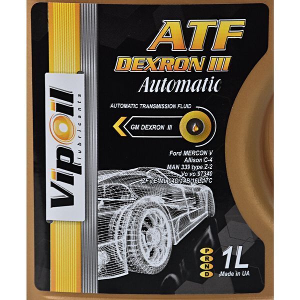 VIPOIL ATF Dexron III, 1 л (361683) трансмиссионное масло фото