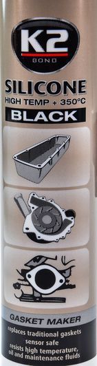 K2 Silicone High-Temp черный, 300 мл (b200) формирователь прокладок фото