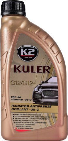 Готовий антифриз K2 Kuler G12/G12+ червоний -35 &deg;C фото