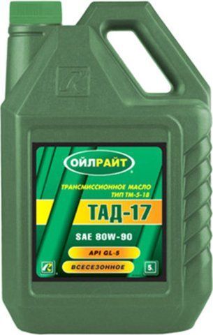 Oil right ТАД-17 ТМ-5-18 GL-5 80W-90, 5 л (2545) мінеральна трансмісійна олива фото