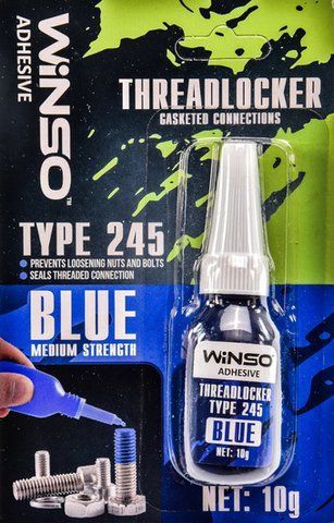 Winso Threadlocker Type 245 фиксатор резьбы, 10 мл (300800) фото
