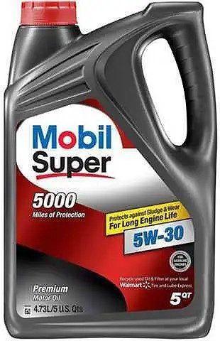 Mobil Super 5000 5W-30, 4.73 л (98LM53) моторное масло фото
