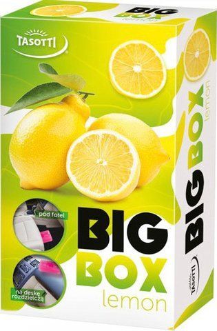 Ароматизатор Tasotti Big box Lemon 58 г фото