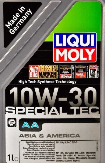 Liqui Moly Special Tec AA 10W-30 1 л (7523) моторна олива фото