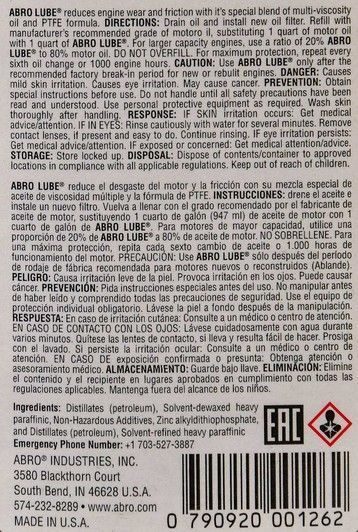 ABRO Lube Engine Treatment, 946 мл (al629) присадка фото
