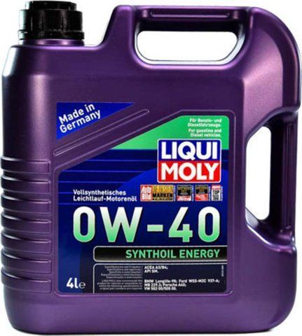 Liqui Moly Synthoil Energy 0W-40 4 л, (7536) моторное масло фото