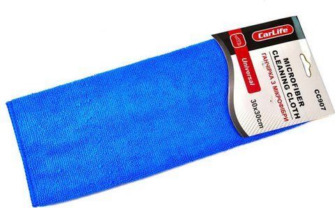 Салфетка Carlife Microfibre Cleaning Cloths cc907 микрофибра 30x30 см фото