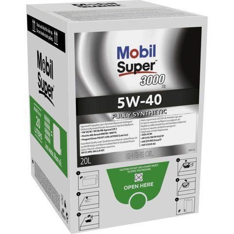 Mobil Super 3000 X1 5W-40, 20 л (830512A) моторна олива фото
