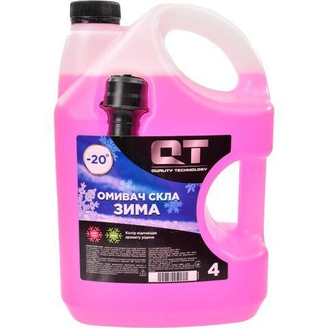 QT зимний -20&deg;С bubble gum 4 л, (QT00014-20) омыватель стекла фото