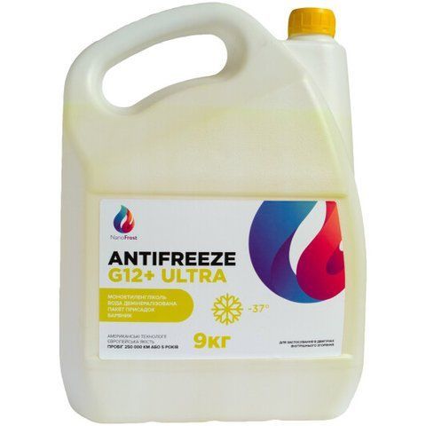 Готовий антифриз NanoFrost Ultra G12+ жовтий -37 &deg;C фото