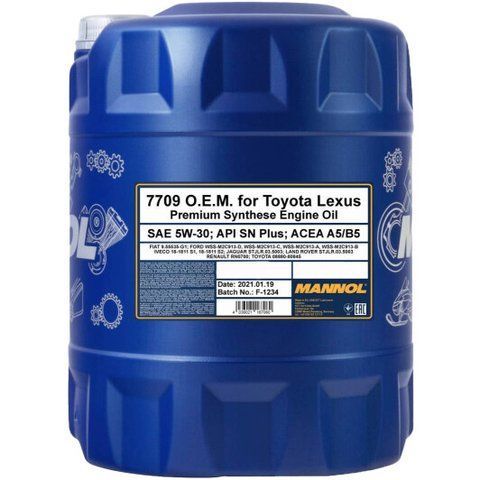 Mannol OEM For Toyota Lexus 5W-30 10 л (MN7709-10) моторна олива фото