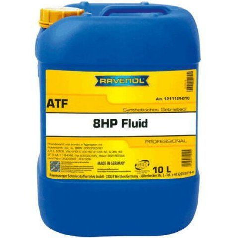 Ravenol ATF 8HP Fluid, 10 л (1211124010) синтетическое трансмиссионное масло фото