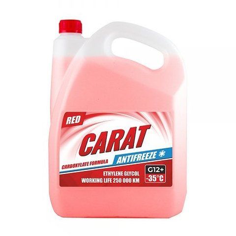 Carat Antifreeze G12+ красный, 4,3 л (KR82363) готовый антифриз фото