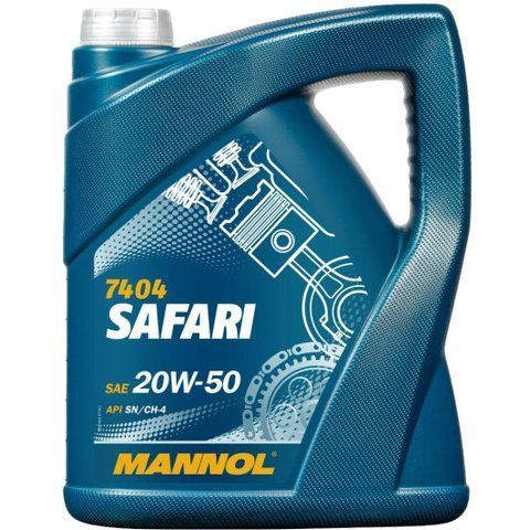 Mannol Safari 20W-50 5 л, (MN7404-5) моторна олива фото
