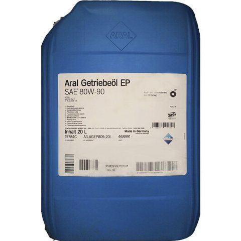 Aral EP GL-4+ GL-4/5 80W-90, 20 л (ar15784c) синтетична трансмісійна олива фото