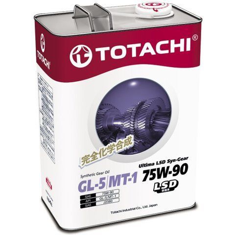 Totachi Ultima LSD Syn Gear GL-5 MT-1 75W-90, 4 л синтетична трансмісійна олива фото