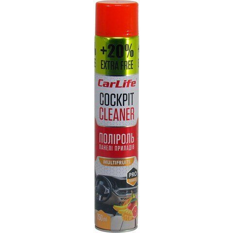 Carlife Cockpit Cleaner мультифрукт, 750 мл (CF756) полироль для салона фото