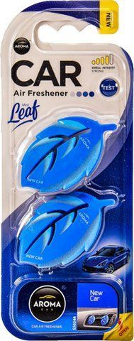 Ароматизатор Aroma Car Leaf 3D Mini New Car 9 г фото