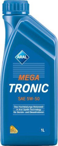 Aral MegaTronic 5W-50, 1 л (5w50megatronic1l) моторна олива фото