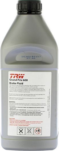 TRW Grand Prix 600 DOT 4, 1 л (PFB601) тормозная жидкость пластиковая тара фото