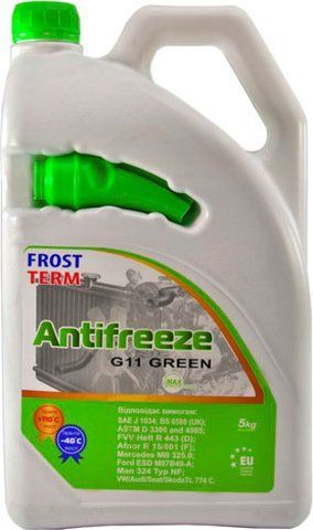 Готовий антифриз FrostTerm G11 зелений -40 &deg;C фото