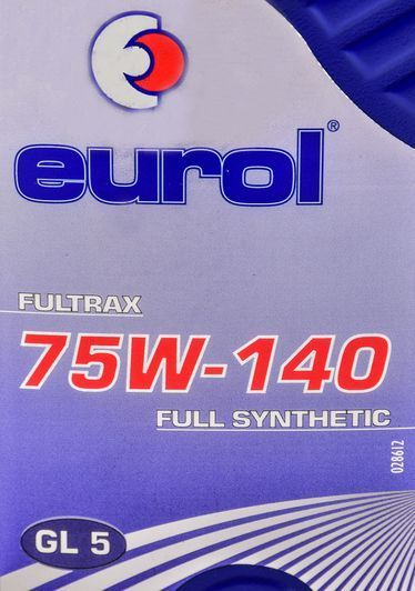 Eurol Fultrax GL-5 75W-140 синтетическое трансмиссионное масло фото