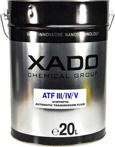 XADO Atomic Oil ATF III/IV/V, 20 л (XA28529) синтетична трансмісійна олива фото