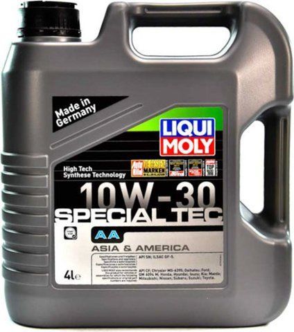 Liqui Moly Special Tec AA 10W-30 4 л, (7524) моторное масло фото
