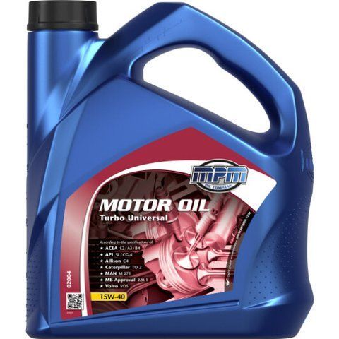 MPM Turbo Universal 15W-40 4 л, (02004) моторное масло фото