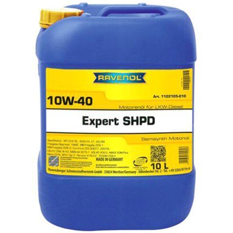 Ravenol Expert SHPD 10W-40 10 л, (1122105010) моторное масло фото
