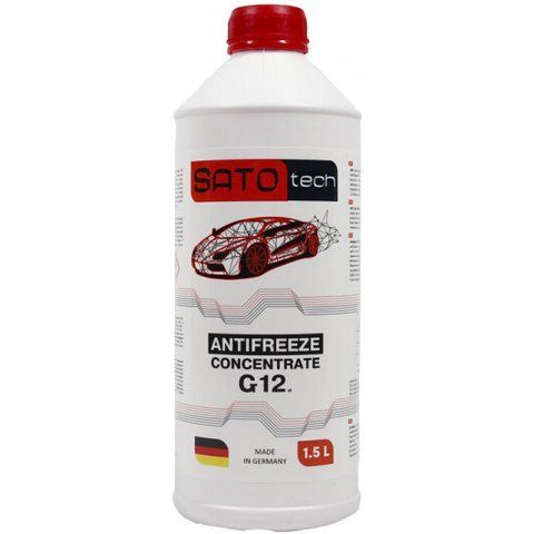Sato TECH G12 красный, 1,5 л (G1201R) концентрат антифриза фото