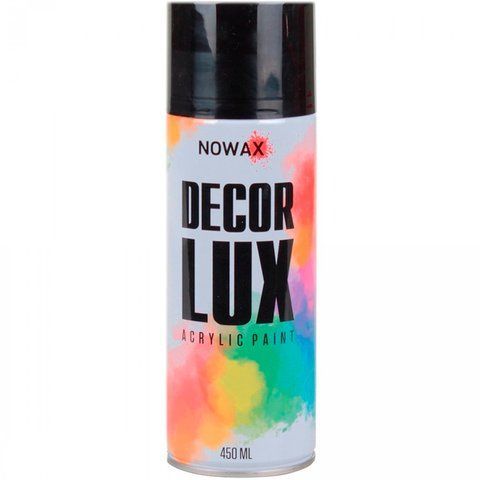 Nowax Decor Lux 9005 черный глянцевый, 450 мл (NX48010) краска фото