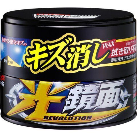 Кольоровий поліроль для кузова SOFT99 Revolution Scratch Clear Wax темний металік фото