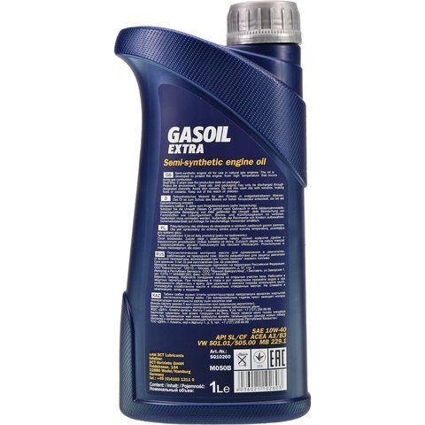Mannol Gasoil Extra 10W-40 1 л, (MN7508-1) моторное масло фото