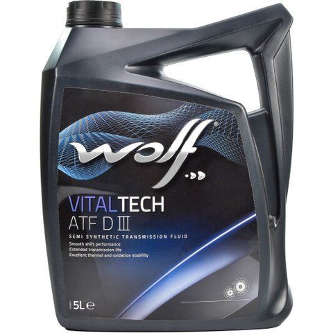 Wolf Vitaltech ATF DIII, 5 л (8305405) полусинтетическое трансмиссионное масло фото