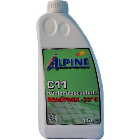 Готовий антифриз Alpine Ready Mix G11 зелений -36 &deg;C фото