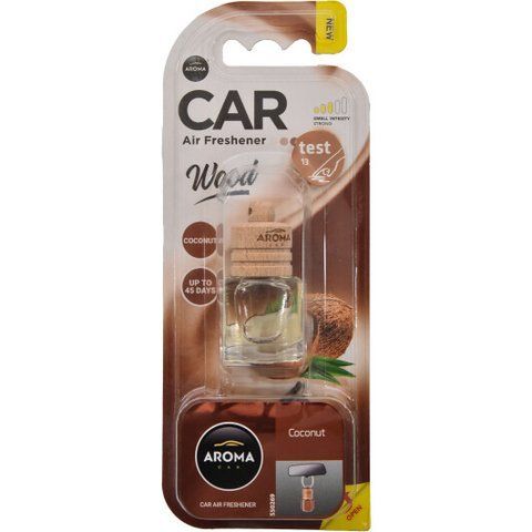 Ароматизатор Aroma Car Wood Coconut 6 мл фото