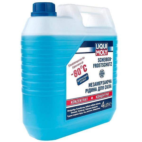 Liqui Moly Scheibenfrostschutz Konzentrat зимний -80&deg;С цитрусовый 4 л, (8839) концентрат омывателя фото