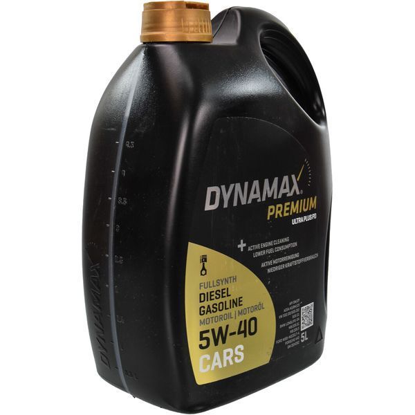 Dynamax Premium Ultra Plus PD 5W-40, 5 л (501600) моторное масло фото