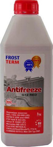 Готовий антифриз FrostTerm G12 червоний -40 &deg;C фото