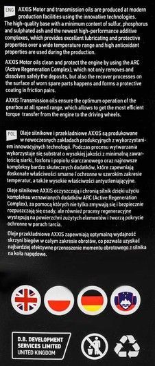 Axxis Power M 15W-40 4 л, моторное масло фото