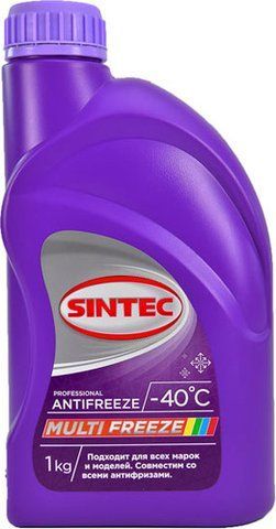 Готовый антифриз Sintec Multi Freeze фиолетовый -40 &deg;C фото