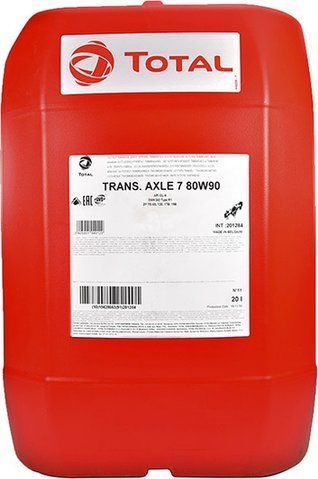 Total AXLE 7 GL-5 80W-90, 20 л минеральное трансмиссионное масло фото
