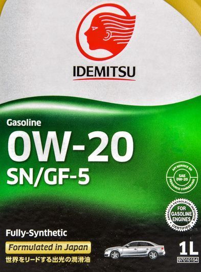 Idemitsu SN/GF-5 0W-20, 1 л (30011325724000000) моторное масло фото