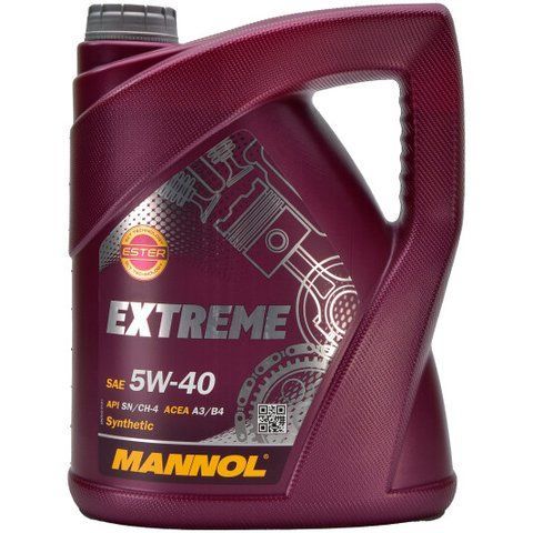 Mannol Extreme 5W-40 5 л, (MN7915-5) моторна олива фото